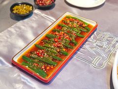 捞汁秋葵-红辣椒·川菜·火锅(科华路店)