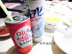 石榴汁碳酸牛奶-郑阿姨的家·이모네·韩料&烤肉(武川路店)