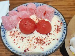 草莓麻薯冰-李百蟹·江南蟹黄面(夫子庙店)