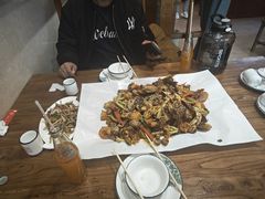 -东来菜馆•手抓海鲜家常菜•海鲜锅贴(鸽子窝店)