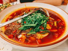 辣子韭菜蒜羊血-玉华宫宾馆·餐厅(铜川驻京办店)