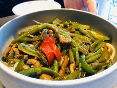 豆角丝炒肉拌转百刀-日上三甘(三里屯店)