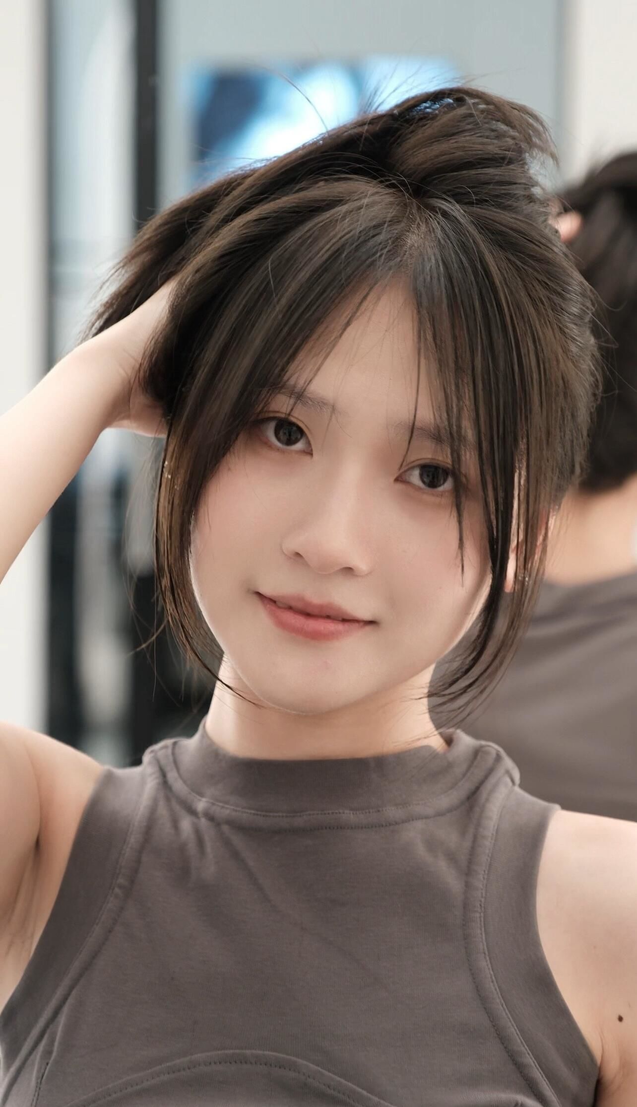 扎发必备的刘海