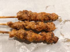 招牌牛肉串3串/份-柳叶刀烧烤(北大清华店)