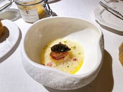 烤银鳕鱼佐带子青口-Le Bistrot de Racine