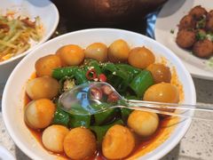 凉拌皮蛋-老佛爷铜炉蛙锅(海岸城店)