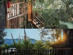 -天门沟九州驿站树上汤泉