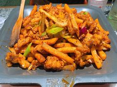 炭火干锅牛蛙加鸡翅-炭舍干锅(华发商都店)