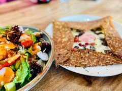 鸡蛋蘑菇熏肉荞麦可丽饼-RAC BAR(安福路店)