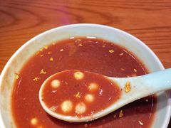 桂花豆沙鸡头米-鑫震源·苏式大虾生煎(山塘街店)