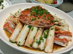 葱油特大长板蟹-天宫南铂玫瑰园酒店