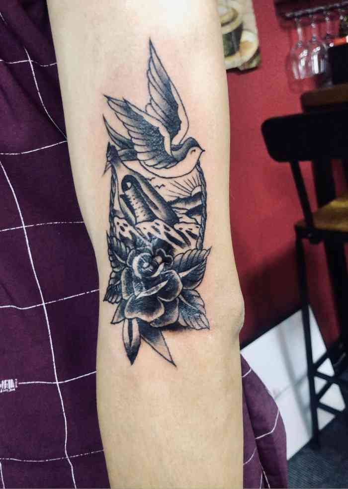 hy.刺青工作室(宝安店)-"第一次纹身 一开始很怕后来感觉也没什么 .