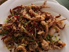 干煸鱿鱼-鼓歌海鲜舫·手抓海鲜(大学城店)