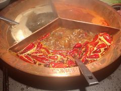 特色番茄三味锅-锅说大脸毛肚重庆老火锅(佐阾店)