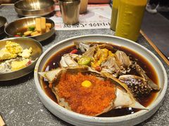 -草家酱蟹炭火烤肉店(珲春南路二店)