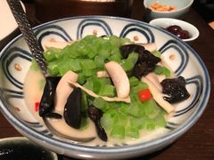 菜心炒口蘑-湖滨28中餐厅·西湖宴·杭州君悦酒店
