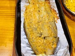 烤茄子-老东镇啤酒屋海鲜加工·蒸汽海鲜·海鲜烧烤(台东店)