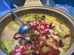 花开酸菜石斑鱼-花开餐厅(环湖中路店)