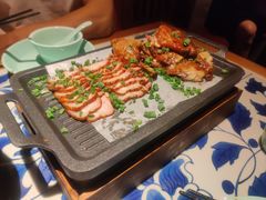 綠茶烤肉烤鸡拼盘-绿茶餐厅(布吉万象汇店)