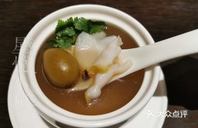 Green Olive and Horn Snail Soup
