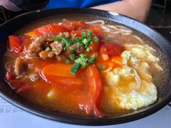 蕃茄牛肉蛋汤乌冬面-东莞宾馆(莞城店)