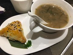 海带绿豆沙配蜜汁叉烧酥-浙江安吉JW万豪酒店·万豪中餐厅