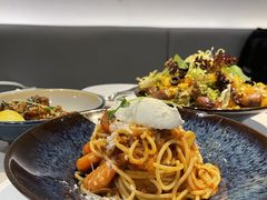 鲜茄茸大虾配马斯卡朋意大利面-BE BRIGHT KITCHEN(正佳广场店)
