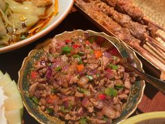 薄饼卷羊肉粒-楼兰新疆主题餐厅(悠方店)