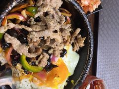 鱼香肉丝石锅-朝汉美食村(滏东总店)