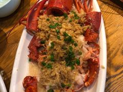 蒜蓉粉丝蒸大龙虾-南海渔家•海鲜•正宗海南菜(海棠湾店)