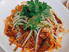 凉皮拌牛肉-旺顺阁鱼头泡饼(小红门店)