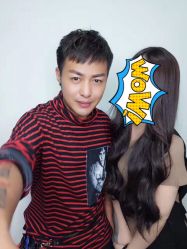 -INS羽毛接发·巴黎画染