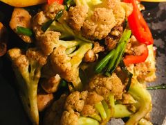 干锅花菜-老头儿油爆虾(星光一期店)