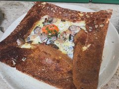 鸡蛋蘑菇熏肉荞麦可丽饼-RAC BAR(安福路店)