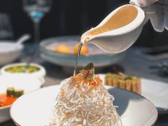 樱花虾淋汁乳白菜-临江宴(陆家嘴店)