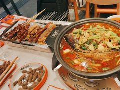 -宝记烧烤·碳锅羊肉·羊蝎子火锅·夜食社(文体路创始店)