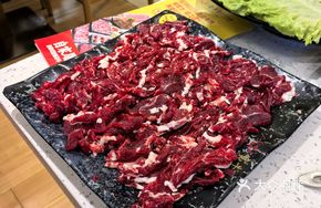 Beef Shank with Marbled Fat