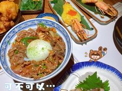 温泉蛋烧汁肥牛饭-玉川屋·深夜食堂居酒屋(柳巷店)