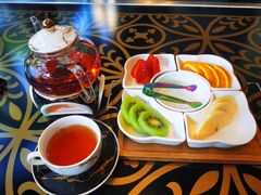 水果茶-深圳威尼斯英迪格酒店-邻芙花廊下午茶·NINFA GALLERY·蛋糕·咖啡