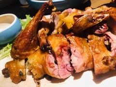 香酥脆皮鸭-老头儿油爆虾(金鹰世界店)