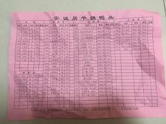 账单-安诚居干锅鸭头(八角店)