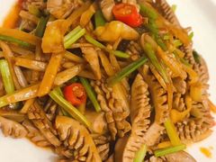 爆炒腰花-刘胖子家常菜·蹄花焖藕(中南店)