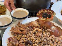 花生眉豆煲猪脚-金百门·顺德海鲜酒家(陈村店)