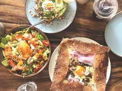 鸡蛋蘑菇熏肉荞麦可丽饼-RAC BAR(安福路店)