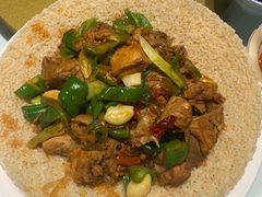 锅巴土公鸡-宁夏国强手抓羊肉·清真菜(未央路凤三店)
