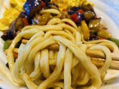 茄子肉丁鸡蛋拌面-文三里屯面馆(三里屯店)