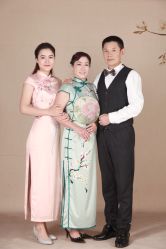 -时光纪亲子全家福照相馆(静安店母女写真父母纪念照)