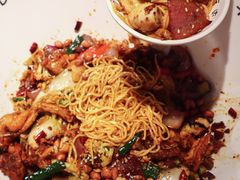 小脸大碗牛蛙干拌面-友达面馆(广州总店)