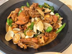 蛤蜊大盘炒鸡-山东八大碗山东老字号