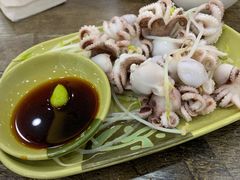 芥末白灼八爪鱼-贞姨美食·老字号海鲜大排档